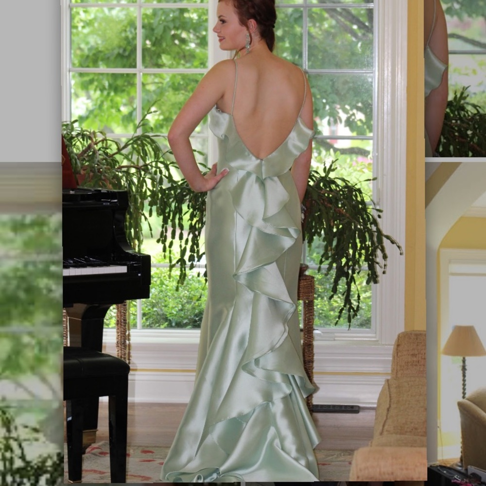 Sherri Hill Mint Green Prom Dress